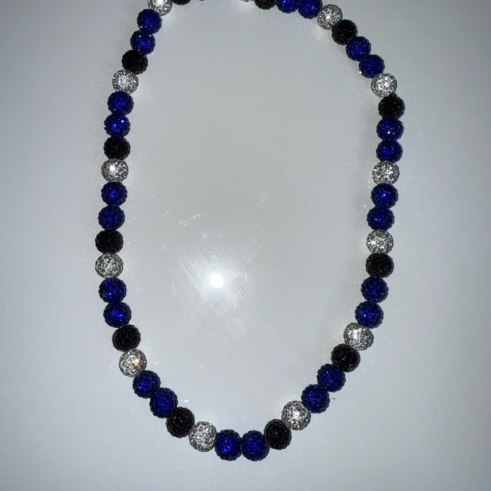 Custom baseball “pearl” necklace